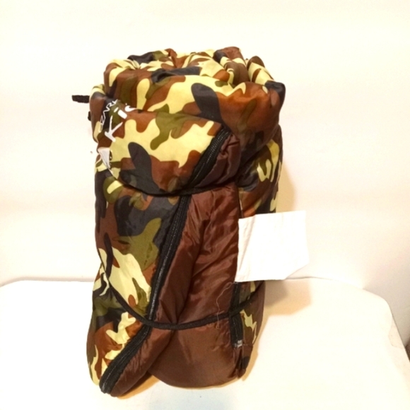 Ozark Trail Sleeping Bag Camo Carry & Store Tote Lock Tie String Kids 60" x 29" - Picture 5 of 6